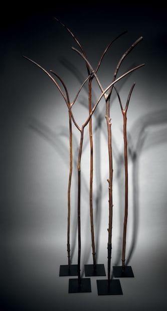 Set of five Djima pilgrimage canes, Ethiopia
Wood
H....