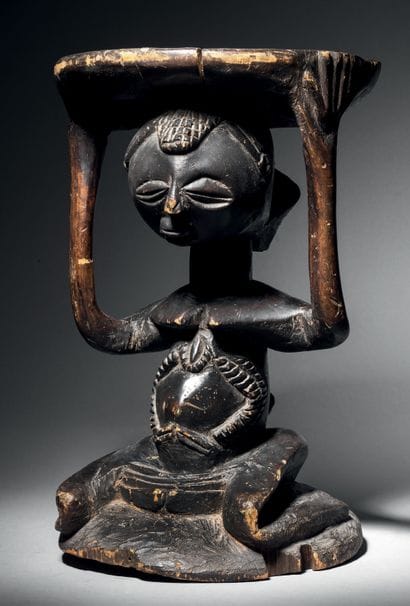 Royal Karyatid representing a Throne, Luba,...