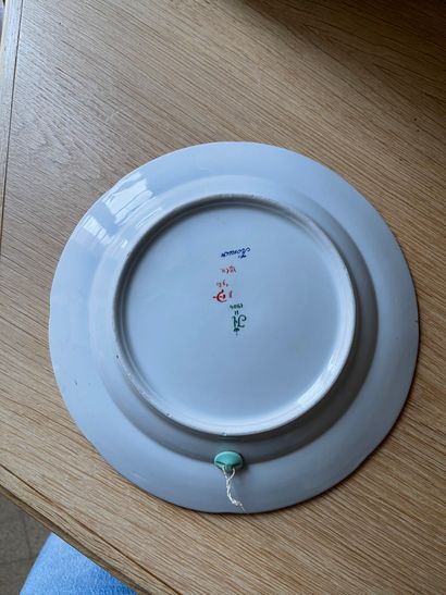 
Porcelain soup plate after the work of Alexandra...