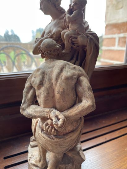 École Française du XIXe siècle
Roman Charity
Terracotta...
