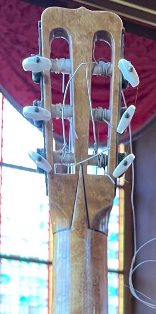 Romantic guitar in the style of Lacote, maple...