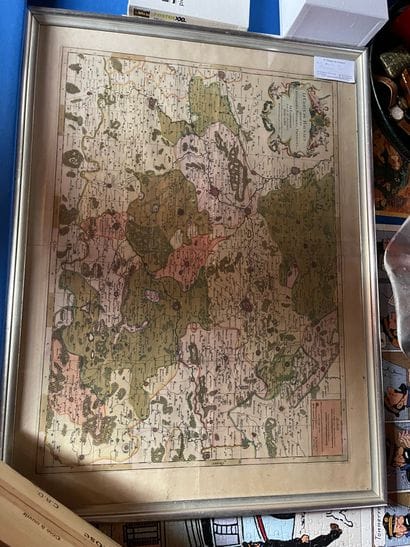 Geographical map of Haynaut County
By JAILLOT,...