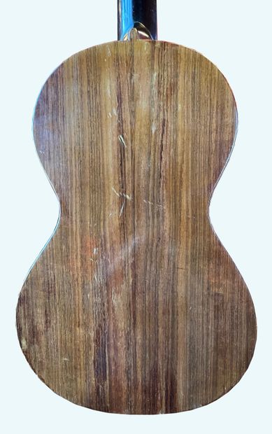 Six strings guitar, one piece back and sides...