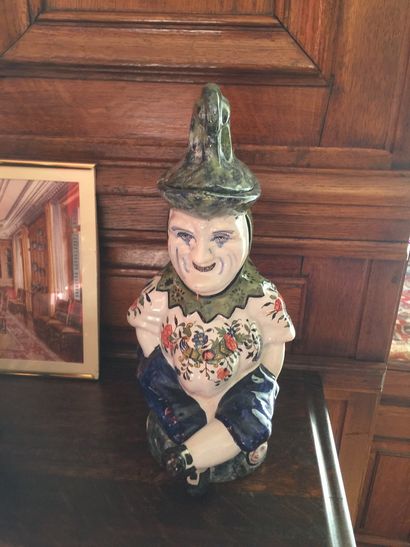 Quimper et Rouen
Four earthenware anthropomorphic...