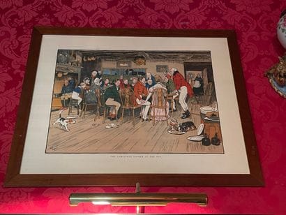 CECIL ALDIN (1870 - 1935)
Christmas Dinner...