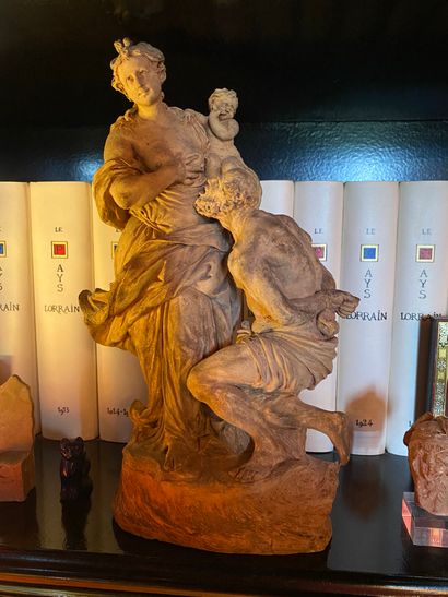 École Française du XIXe siècle
Roman Charity
Terracotta...
