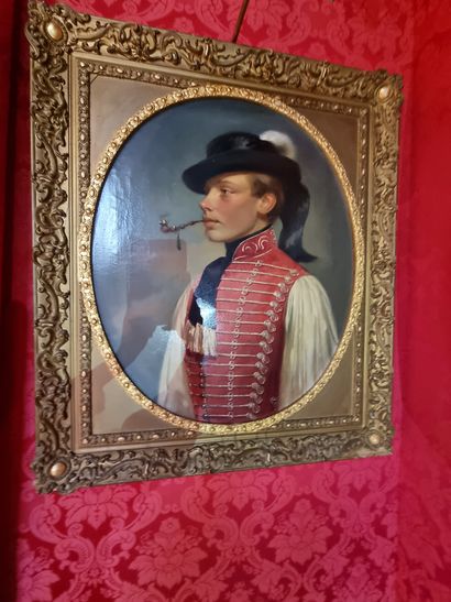 E. DUARD (Actif en 1858)

Portrait of a young...