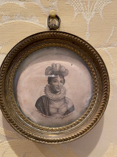 
Medallion in cookie of Sevres representing...