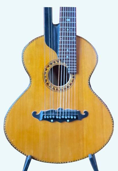 Russian guitar, eleven strings, flamed maple...