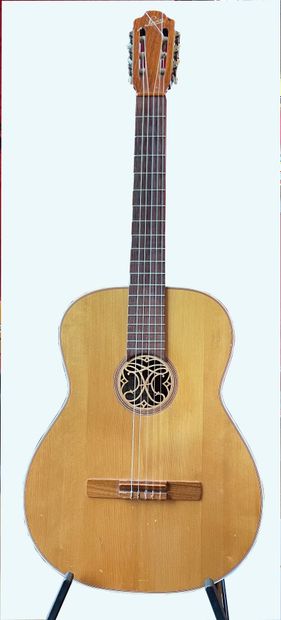 Guitar with a label A. B. Herman Carlson...