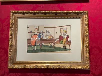 Harry ELLIOTT (1882 - 1959)
Billiard game
Two...