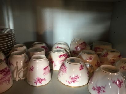 PARIS
Part of a porcelain tea service with...