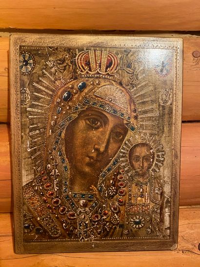 
Icon of the Virgin of Kazan

Print on wood

Russia,...