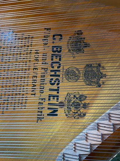 Bechstein piano 160 x 198, three octagonal...