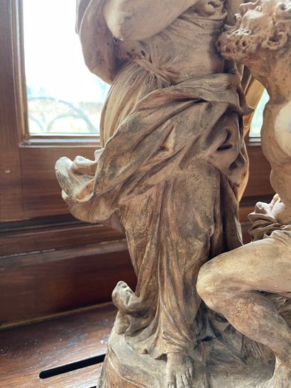 École Française du XIXe siècle
Roman Charity
Terracotta...