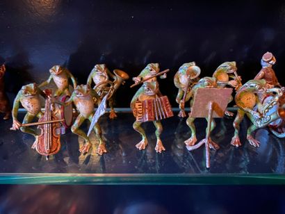 Vienna bronzes
Frog orchestra
Set of ten...