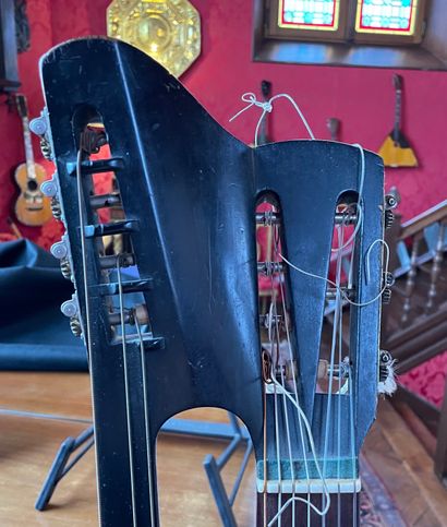 Russian guitar, eleven strings, flamed maple...