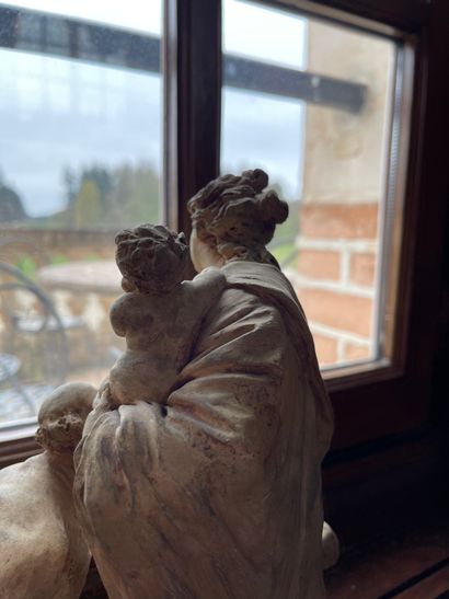 École Française du XIXe siècle
Roman Charity
Terracotta...