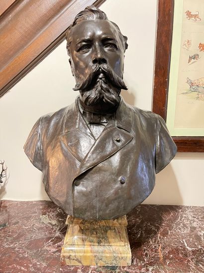 Aimé-Jules DALOU (1838-1902)

Bust of Henri...
