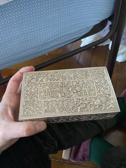 Thai silver box
Modern work
