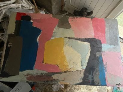 
École russe circa 1990

Composition.

Huile...