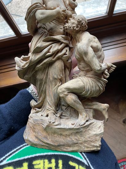 École Française du XIXe siècle
Roman Charity
Terracotta...