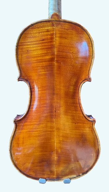 Violin probably Italian, bearing a label...