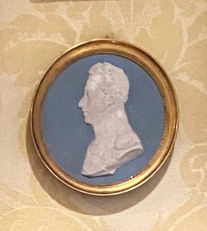 
Medallion in cookie of Sevres representing...