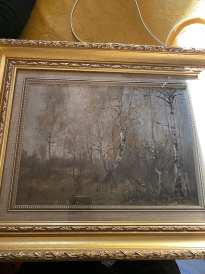 E.M FROLOV (1917-1989)
Winter landscape
Oil...