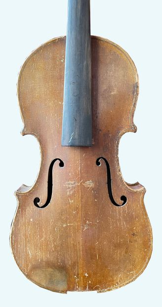 French violin, with label 
