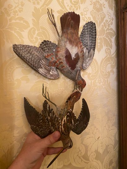 SYLVESTRIE
Snipe or partridge
Pair of sculptures...