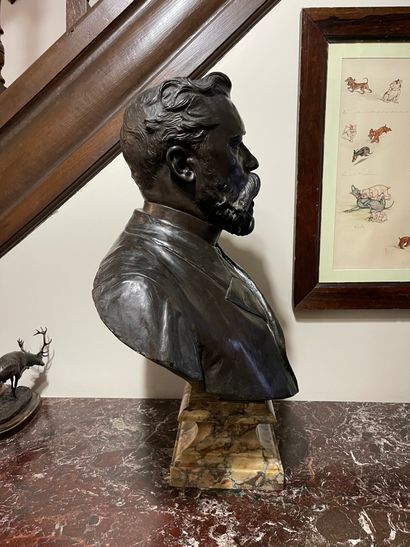 Aimé-Jules DALOU (1838-1902)

Bust of Henri...