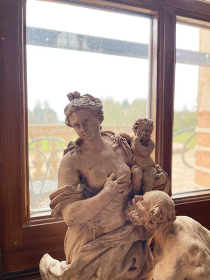 École Française du XIXe siècle
Roman Charity
Terracotta...