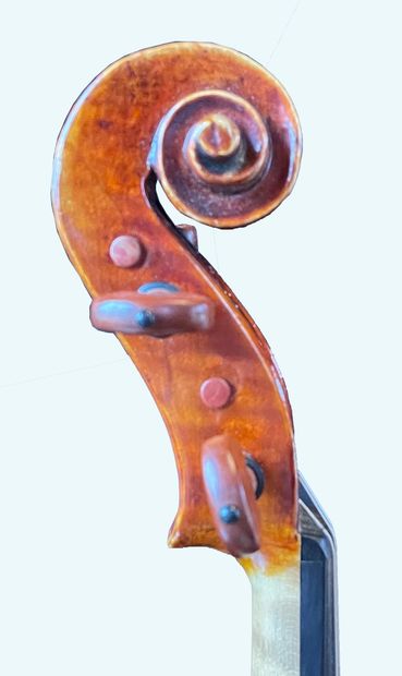 Violin probably Italian, bearing a label...