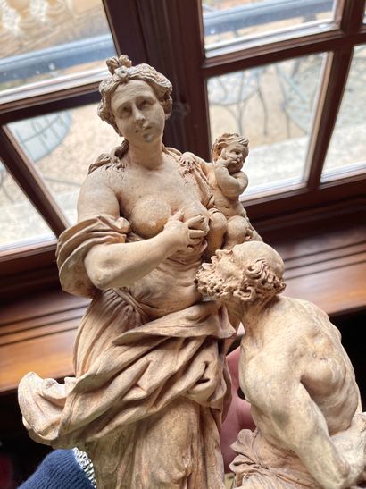 École Française du XIXe siècle
Roman Charity
Terracotta...