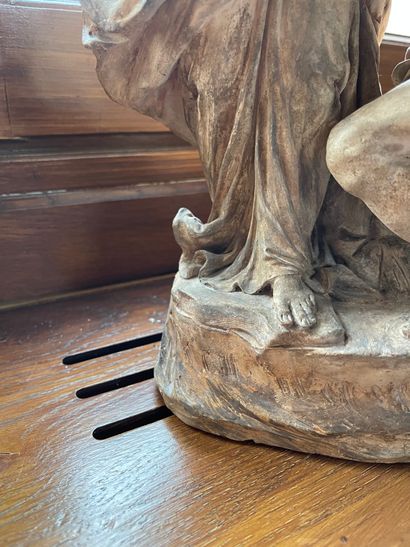 École Française du XIXe siècle
Roman Charity
Terracotta...
