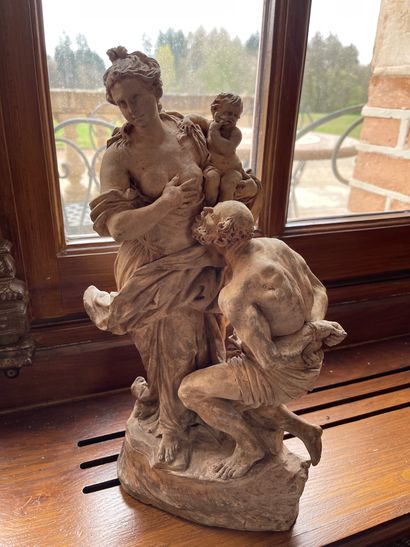École Française du XIXe siècle
Roman Charity
Terracotta...