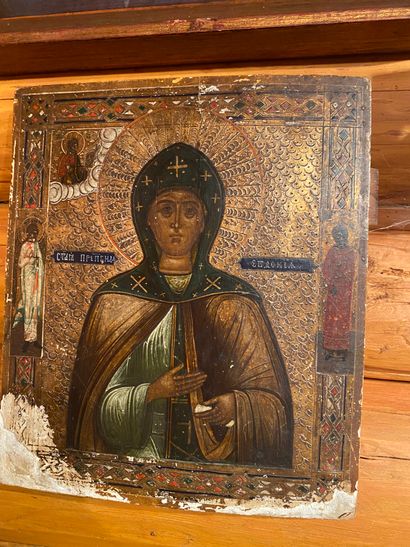 
Icon of Saint Eudokia



Tempera and gold...