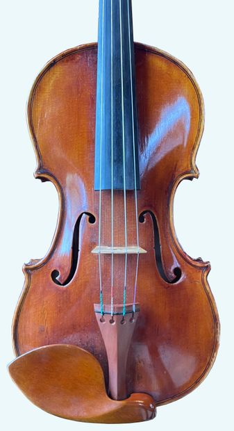Violin probably Italian, bearing a label...