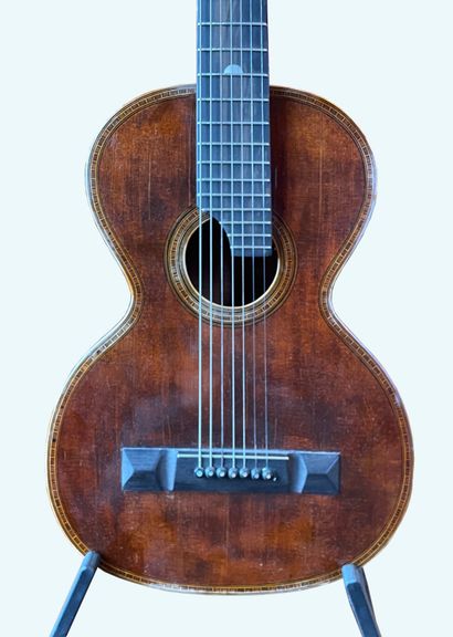 Russian guitar with seven strings, various...