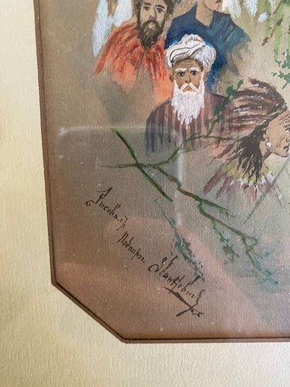 Ecole Russe de la fin du XIXe siècle
Watercolor...