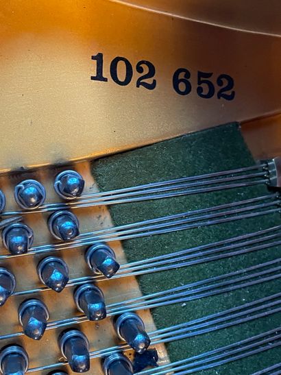 Bechstein piano 160 x 198, three octagonal...