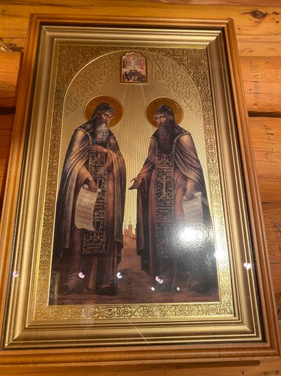 Icon of Saint Sergius and Saint Vladimir
Russia,...