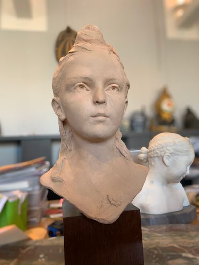 
French school of the end of the 19th century

Bust...