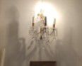 Chandelier
In gilded bronze with pendants...