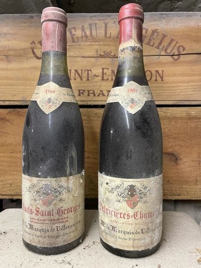Lot of 6 Blles :
Nuits-Saint-Georges, 1966
Marquis...