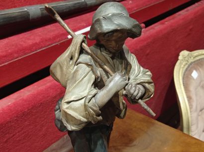 ECOLE NAPOLITAINE DU XIXème SIECLE
Crib figure
Polychrome...