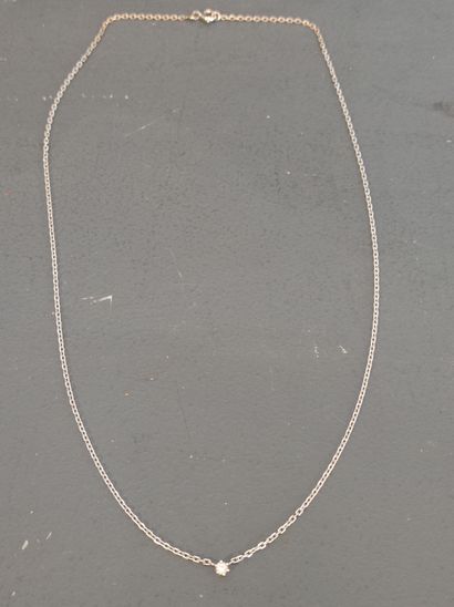 Necklace
In white gold 750°/°°
A forçats...
