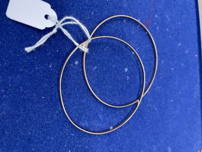 Pair of bracelets
In white gold 750°/°°
Weight...