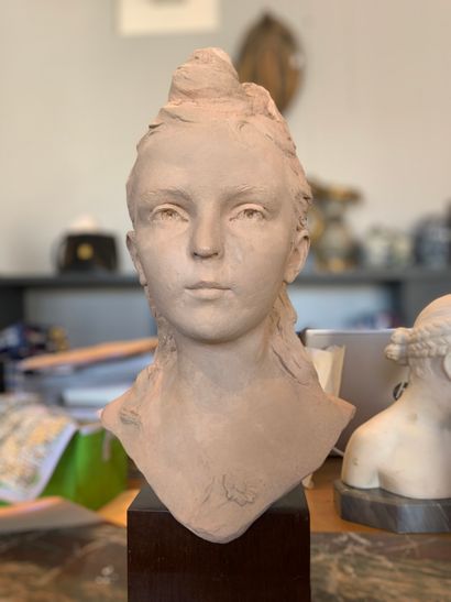 
French school of the end of the 19th century

Bust...
